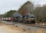 NS 9822 leads train 350-03 eastbound